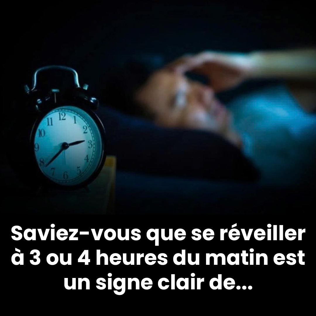 Saviez-vous que se réveiller très souvent la nuit est un signe à prendre au sérieux ?