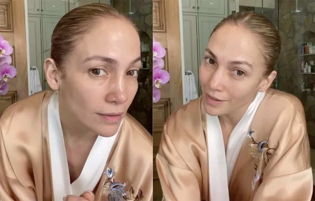 Jennifer Lopez sans maquillage