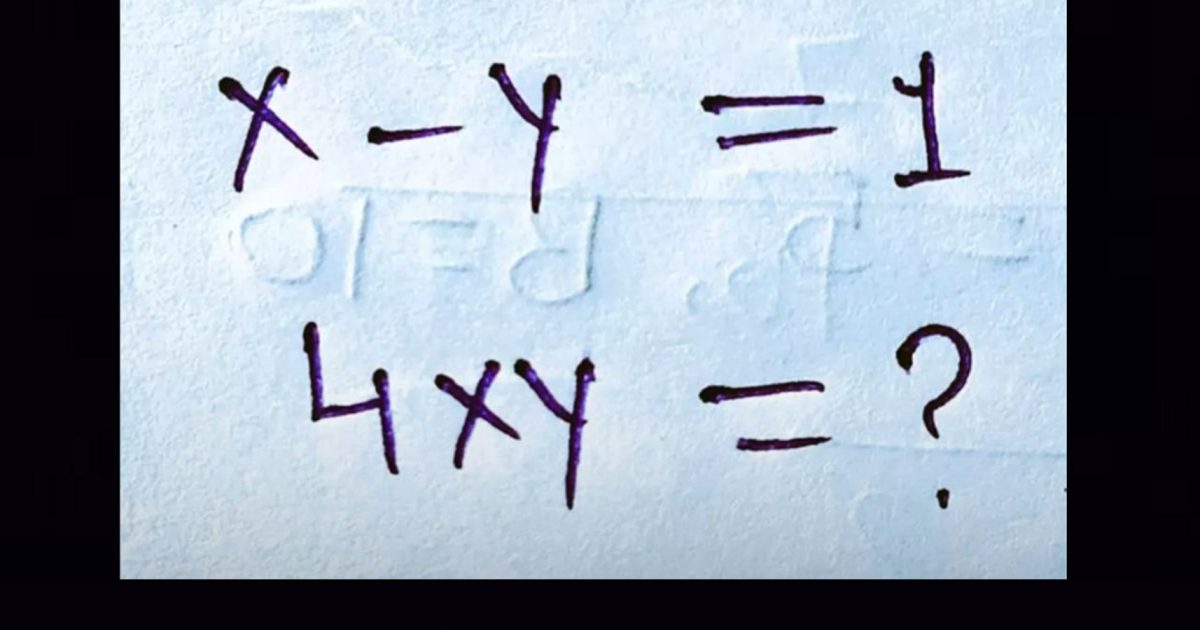 Seul un génie des mathématiques peut résoudre ce problème en 30 secondes ou moins.