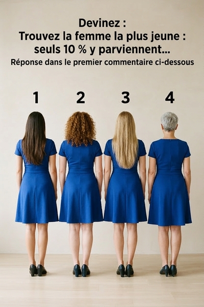 Seuls les génies peuvent deviner qui est la plus jeune ici