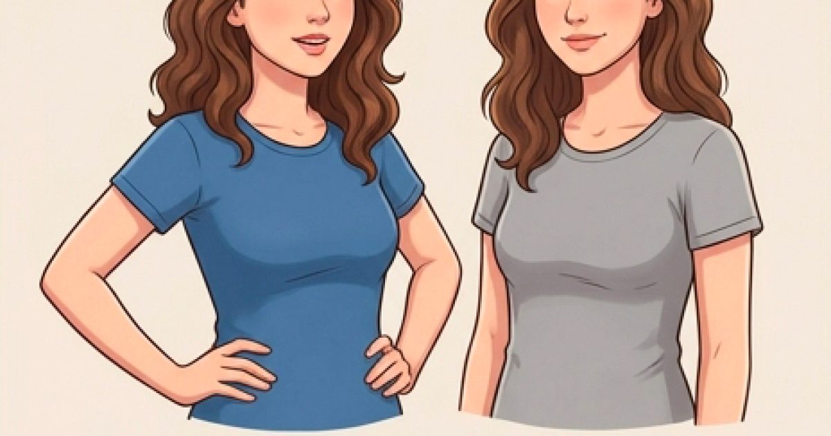 Si une femme a une petite poitrine, en voici la signification