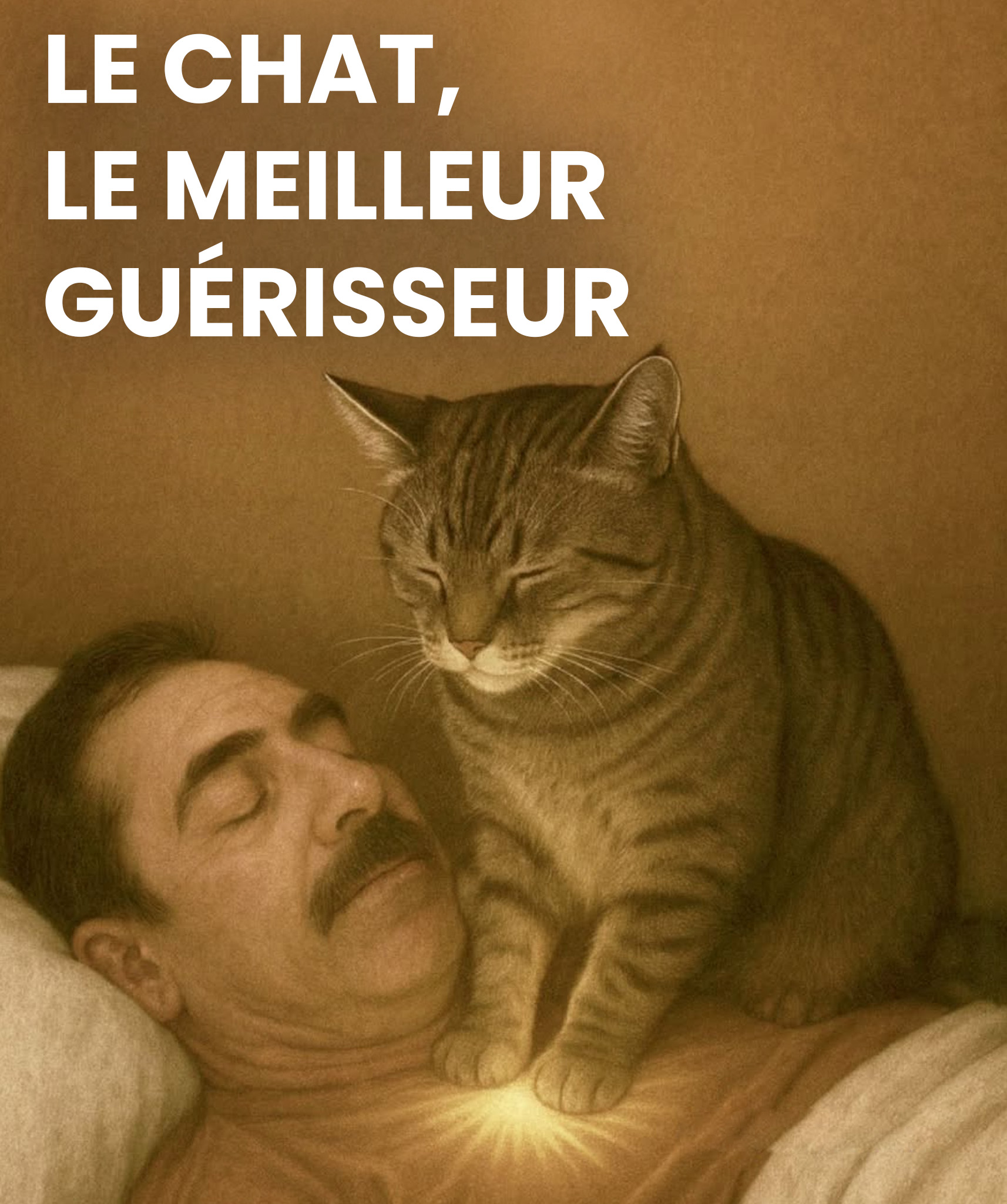 Si votre chat s’approche de votre visage pendant que vous dormez, c’est qu’il se passe quelque chose dans votre vie