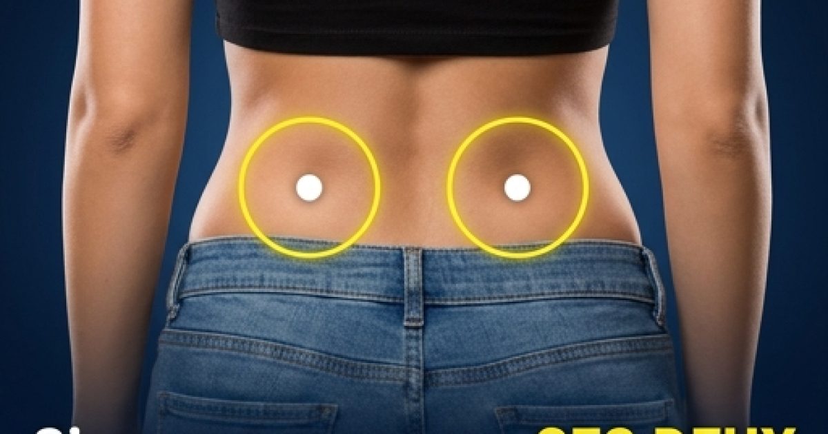 Si vous avez ces deux « fossettes » dans le bas du dos, voici ce qu'elles signifient