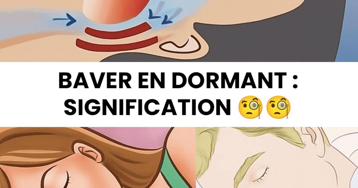 Si vous bavez pendant votre sommeil, c’est un signal que votre corps vous donne