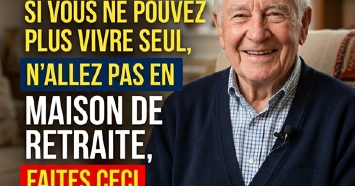 Si vous ne pouvez pas vivre seul, avant d’aller en maison de retraite, pensez à ces alternatives