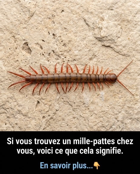 Si vous trouvez un mille-pattes chez vous, voici ce que cela signifie…
