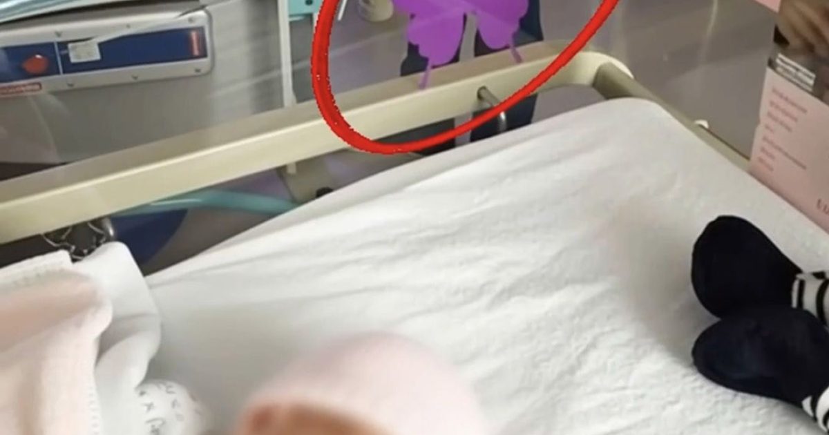 Si vous voyez un autocollant papillon violet près d’un nouveau-né, voici ce que cela signifie