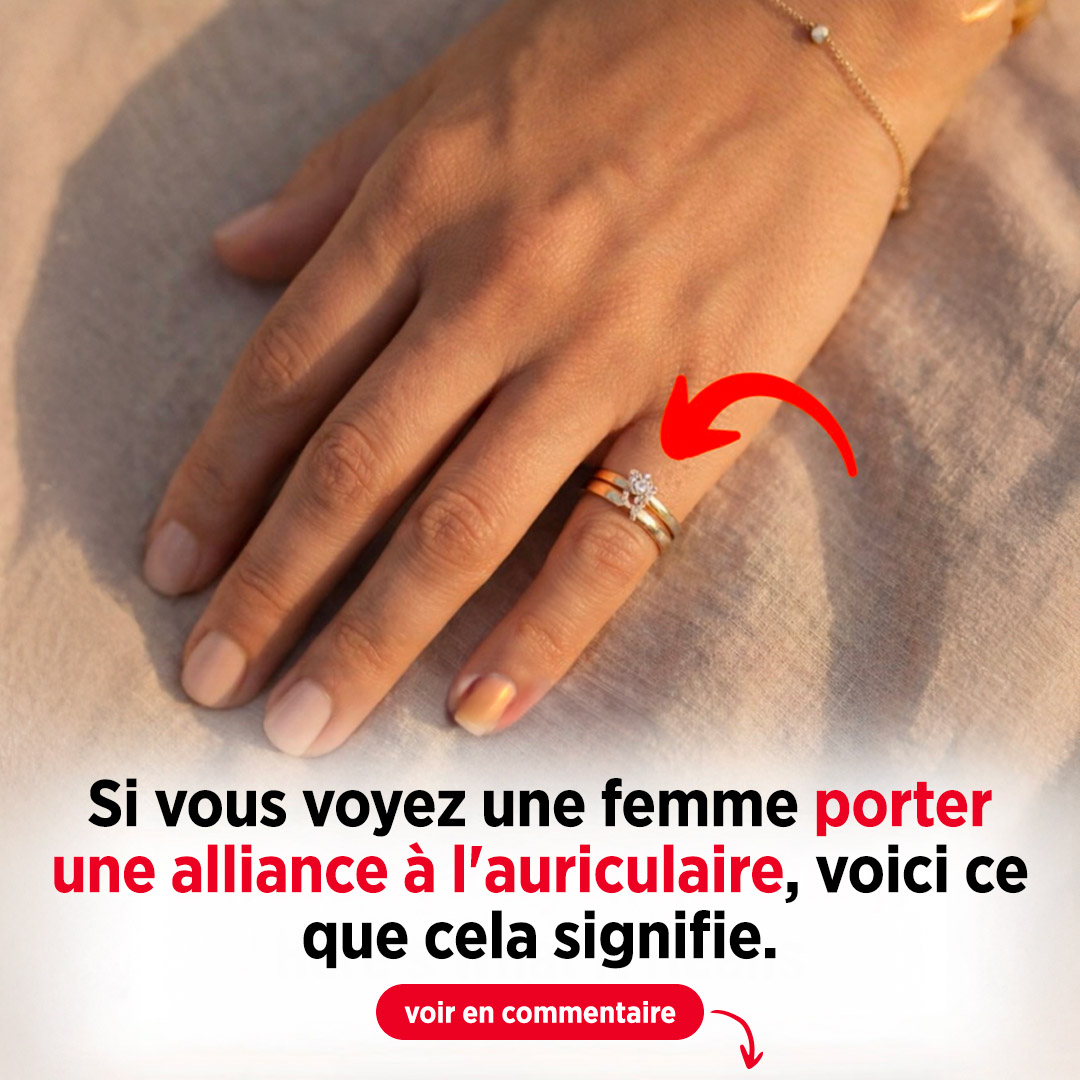 Si vous voyez une femme porter une alliance à l’auriculaire, voici ce que cela signifie