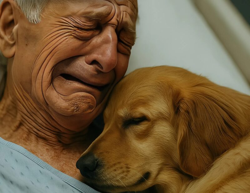 Un dernier adieu en présence de son chien : ce que l’infirmière a découvert quelques heures après les avoir laissés seuls