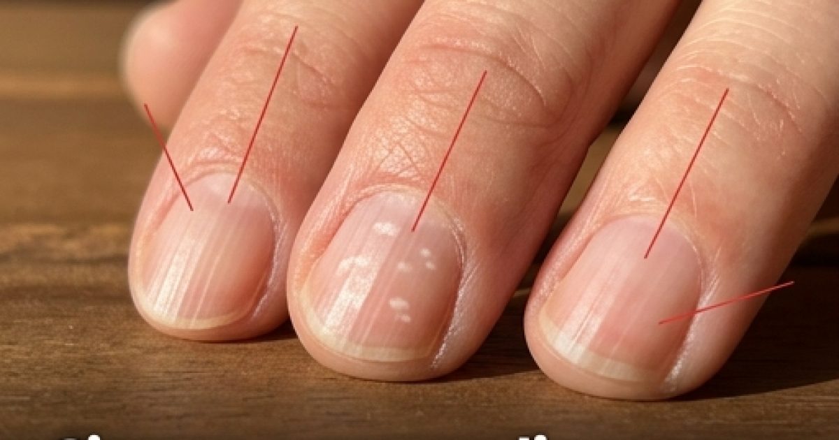 Stries verticales sur les ongles : pourquoi apparaissent-elles plus fréquemment avec l’âge ?
