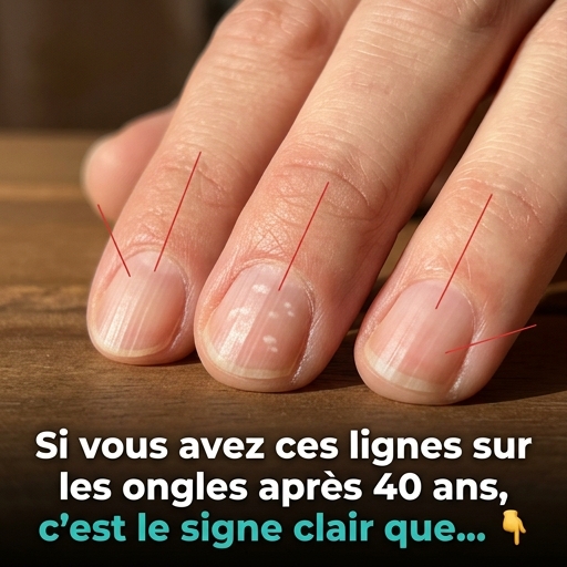 Stries verticales sur les ongles : pourquoi apparaissent-elles plus fréquemment avec l’âge ?