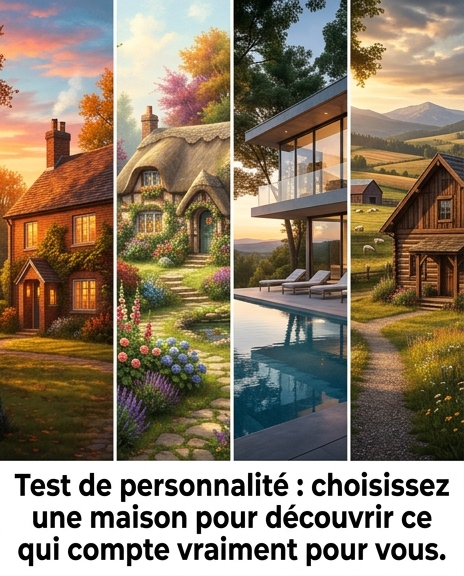 Test psychologique : choisissez une maison et découvrez ce qui est vraiment important pour vous dans la vie
