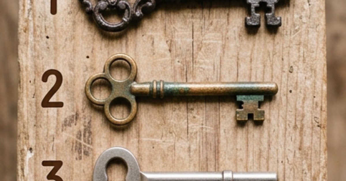 Test psychologique : quelle clé choisiriez-vous ? Un test qui vous examinera comme une radiographie