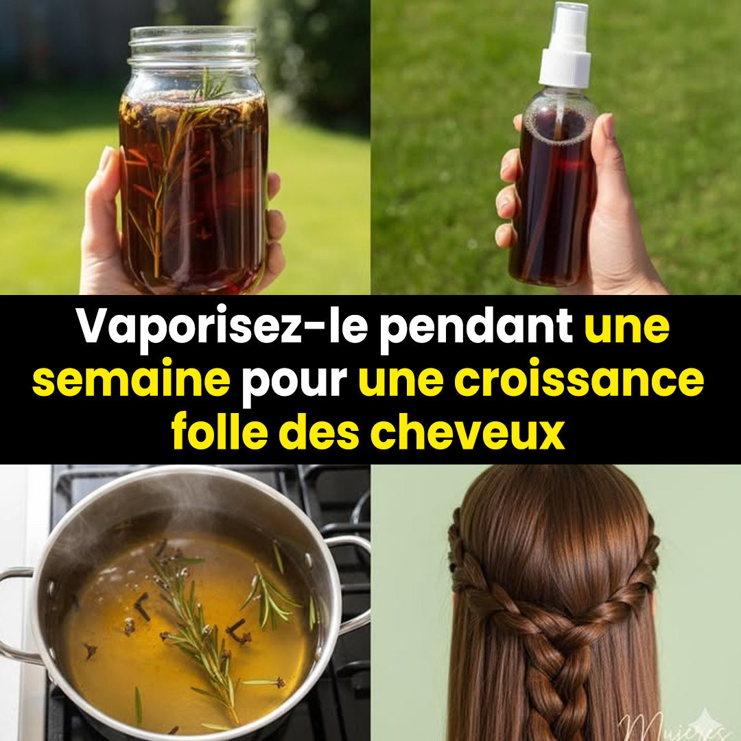 Tonique au romarin et au clou de girofle : le secret naturel pour une pousse des cheveux