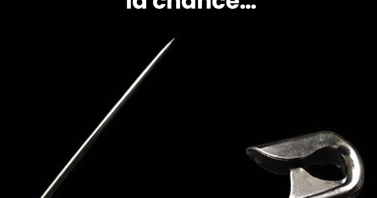 Tout le monde devrait avoir une épingle à nourrice sur soi