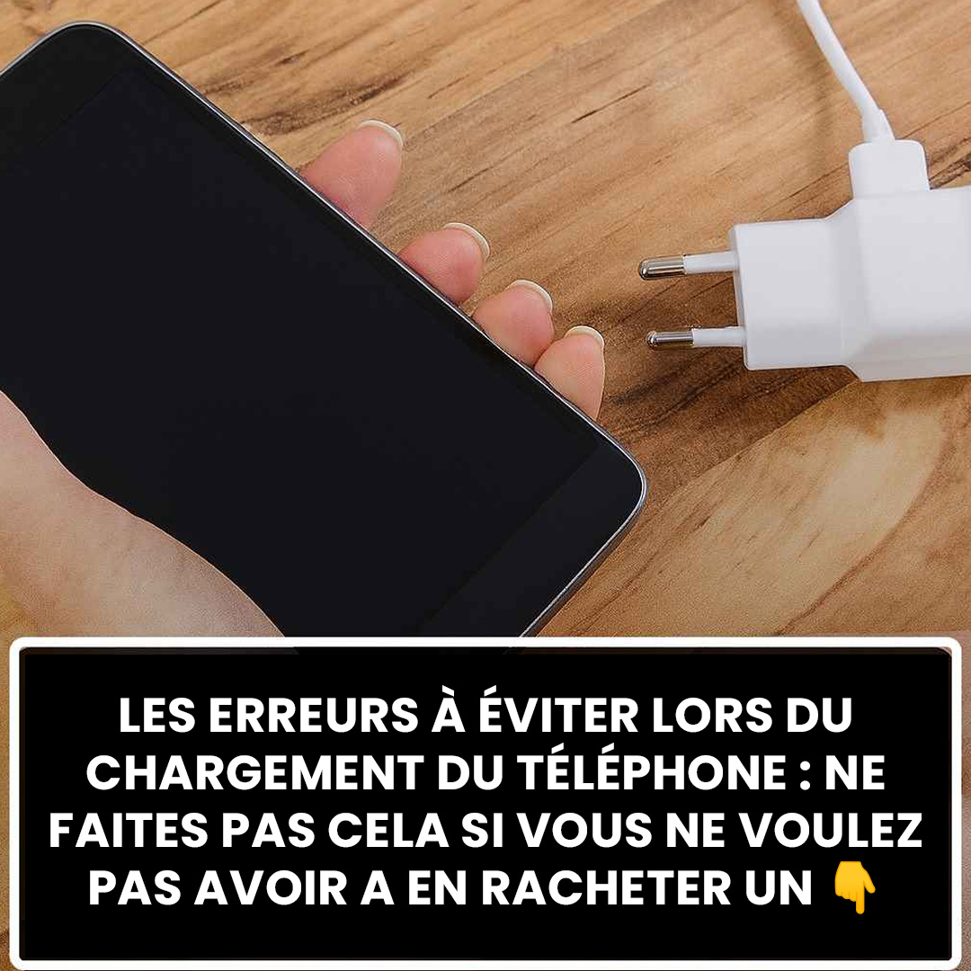 Trois erreurs à éviter lorsque vous rechargez votre téléphone. Ne les commettez pas si vous ne voulez pas en racheter un