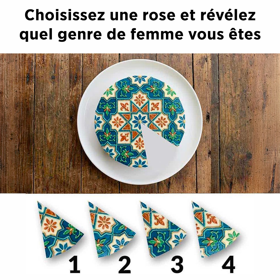 Trouvez la part de gâteau manquante pour révéler quel genre de femme vous êtes