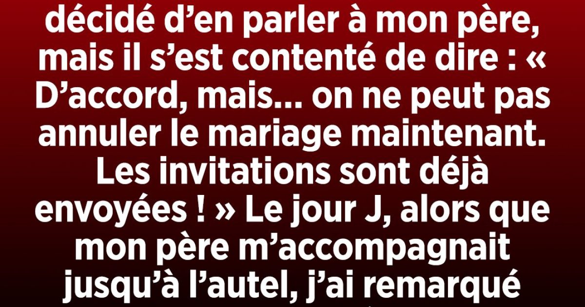 Un autre chemin à suivre : comment un mariage a marqué un nouveau départ