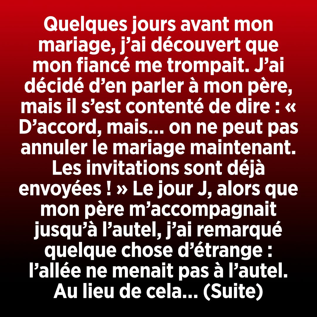 Un autre chemin à suivre : comment un mariage a marqué un nouveau départ