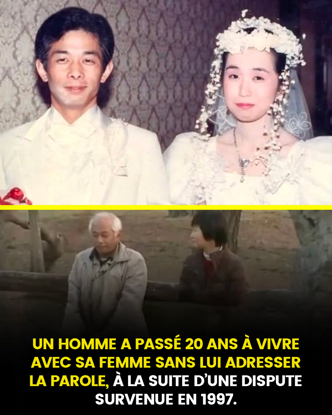 Un homme a passé 20 ans à vivre avec sa femme sans lui adresser la parole après une dispute survenue en 1997