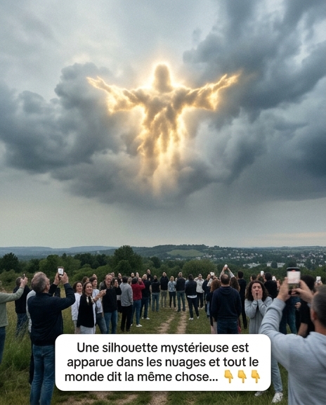 Un homme immortalise le Christ Rédempteur de rio brillant à travers les nuages