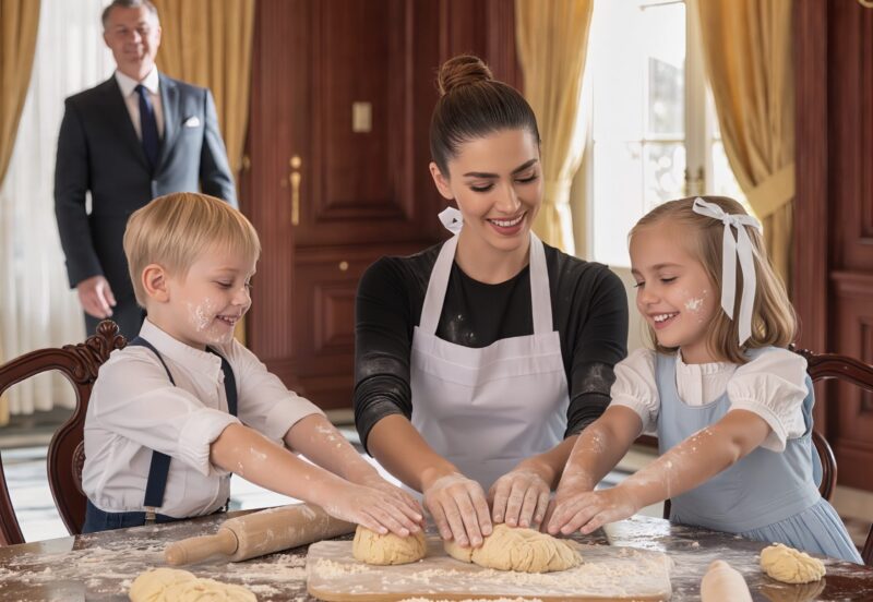 Un homme riche rentra chez lui plus tôt que prévu — et ce qu’il découvrit en voyant sa femme de ménage avec ses enfants le bouleversa profondément