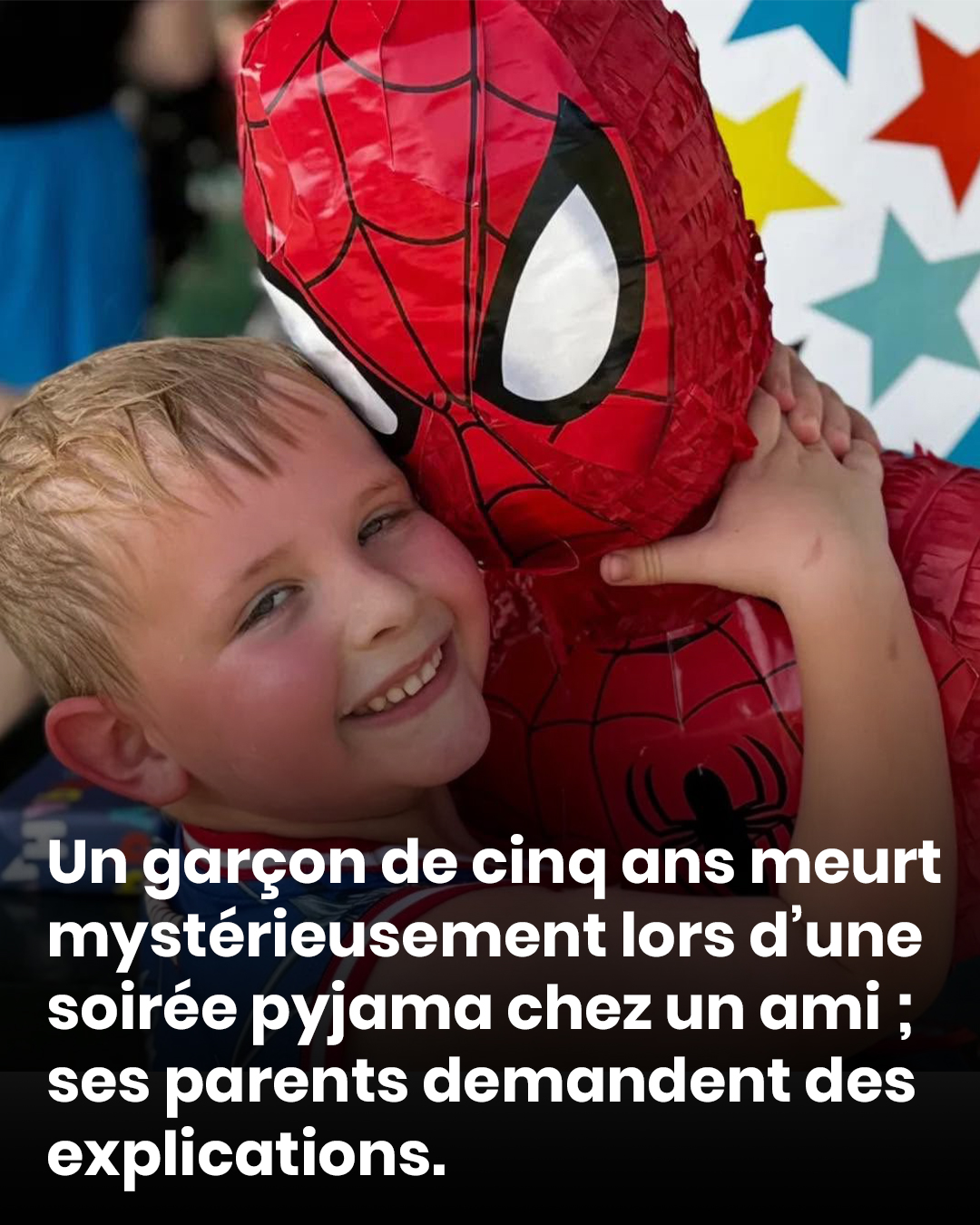 Un petit garçon souriant de 5 ans, meurt mystérieusement lors d’une soirée pyjama chez un ami. Ses parents sont désemparés et cherchent des réponses