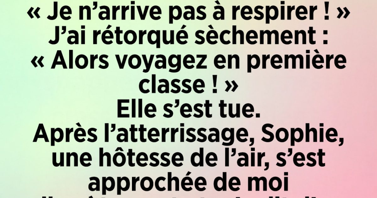« Un petit geste a changé ma façon de voir le monde. »