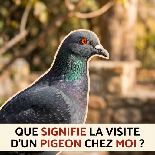 Un pigeon est venu chez moi. Qu'est-ce que cela signifie ?