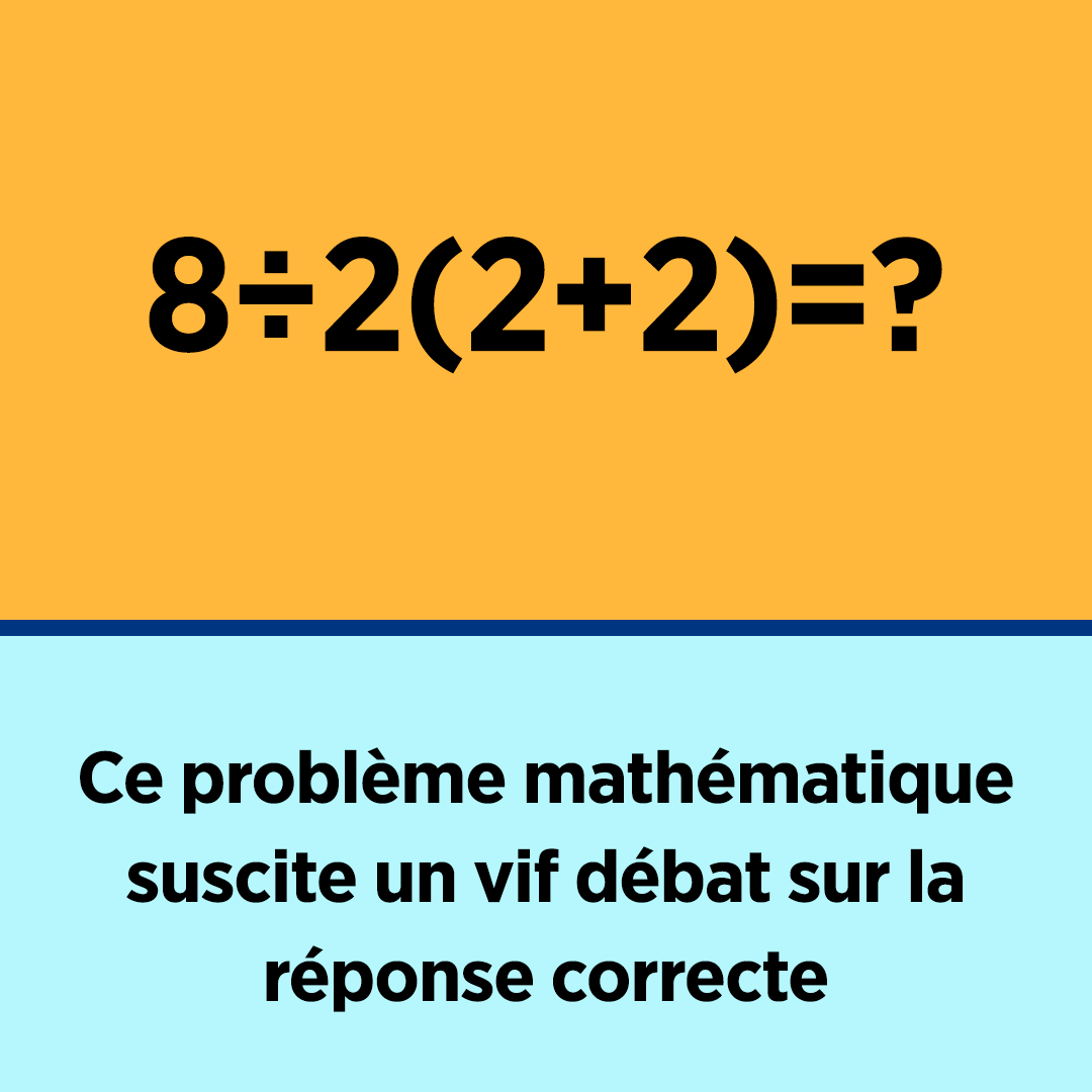 Un problème mathématique de 2019 divise Internet encore aujourd’hui