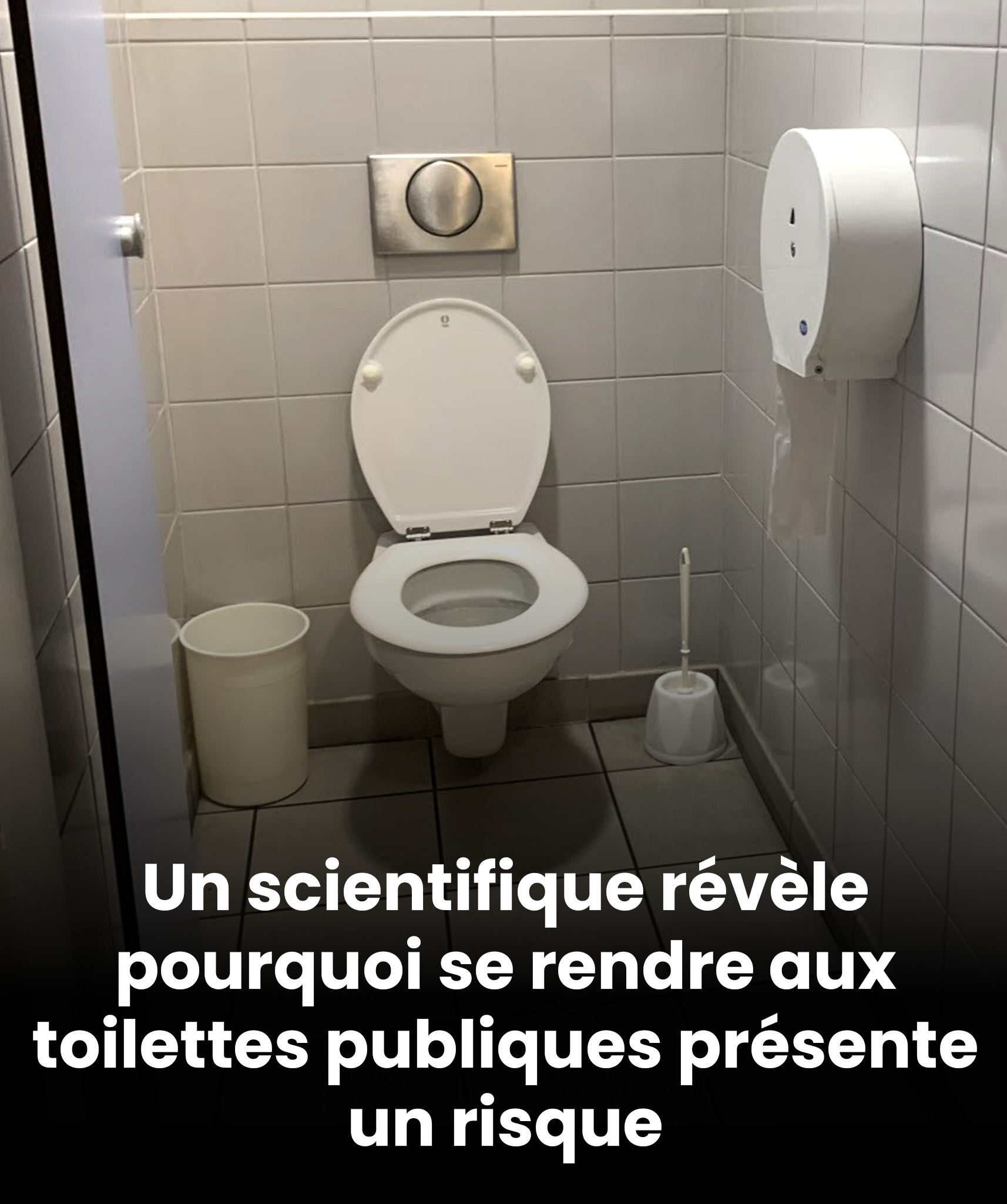 Un scientifique révèle pourquoi cette habitude dans les toilettes publiques pourrait être à risque