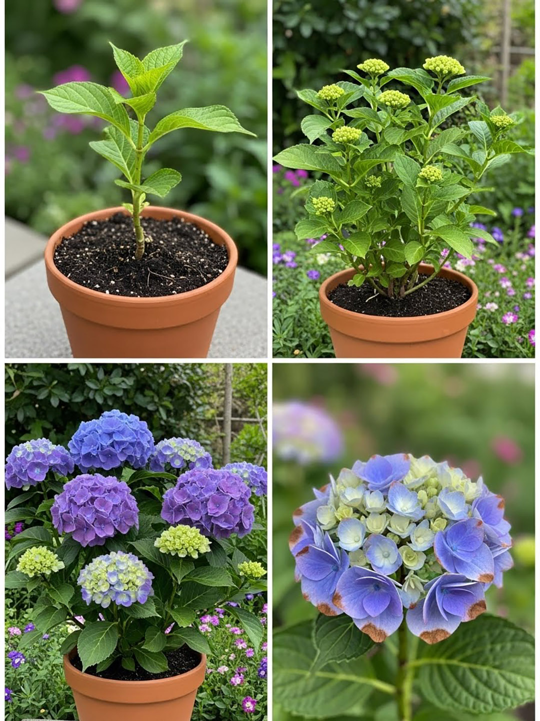 Un secret pour faire fleurir les hortensias : utilisez cette plante comme fertilisant