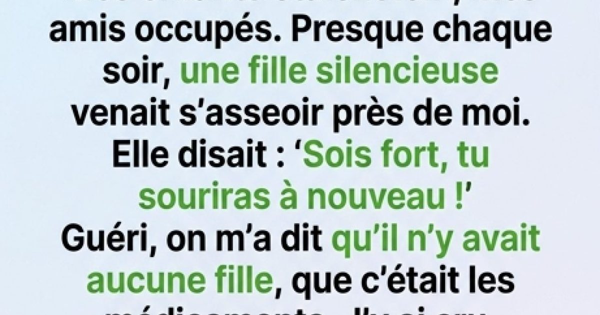 Une fille est apparue à mon chevet à l’hôpital — puis elle a prononcé mon nom