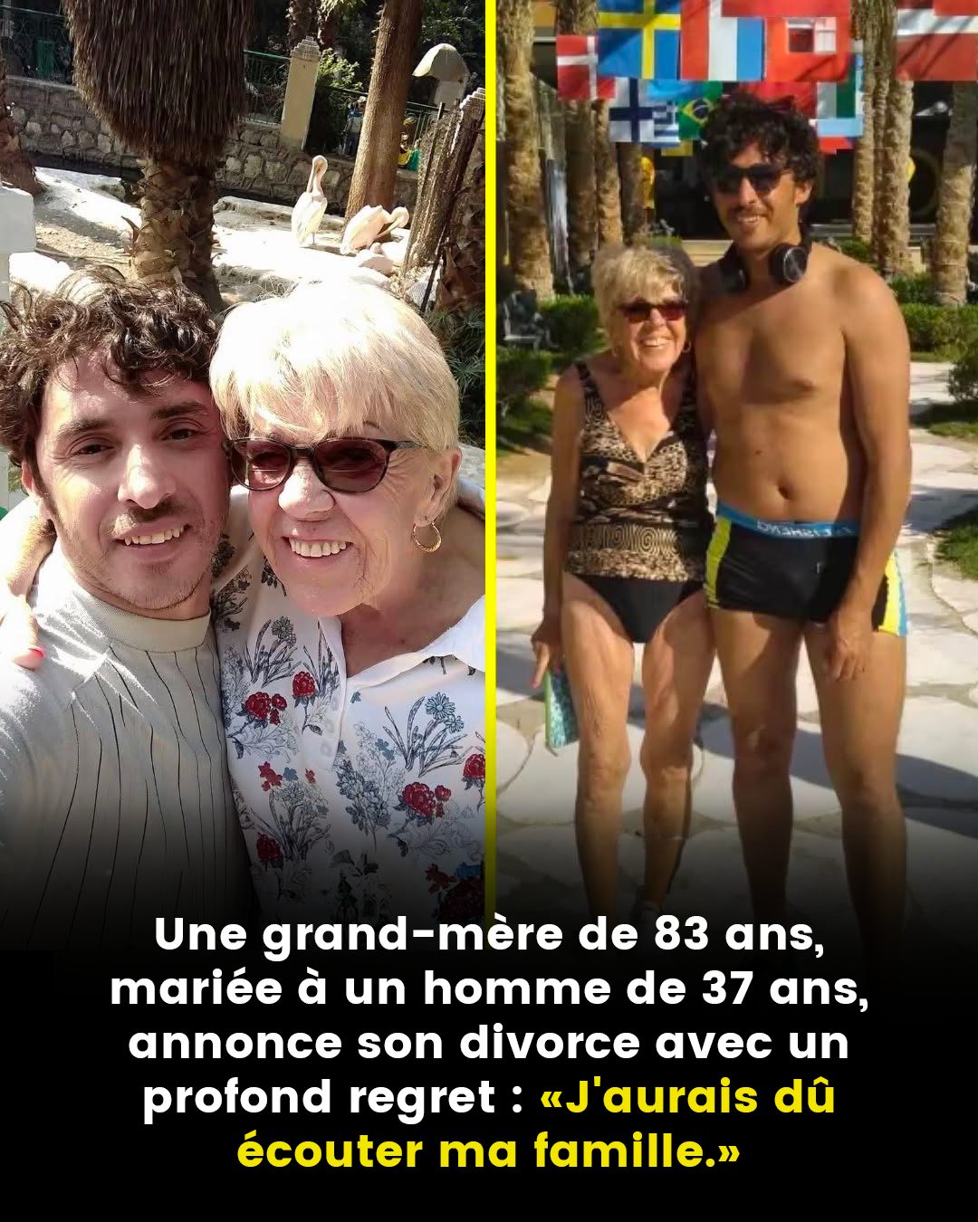 Une grand-mère de 83 ans, mariée à un homme de 37 ans, annonce son divorce avec un profond regret : « J’aurais dû écouter ma famille. »
