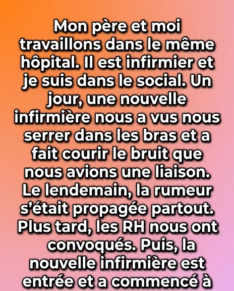 Une simple étreinte à l’origine d’un gros malentendu et d’une leçon au travail