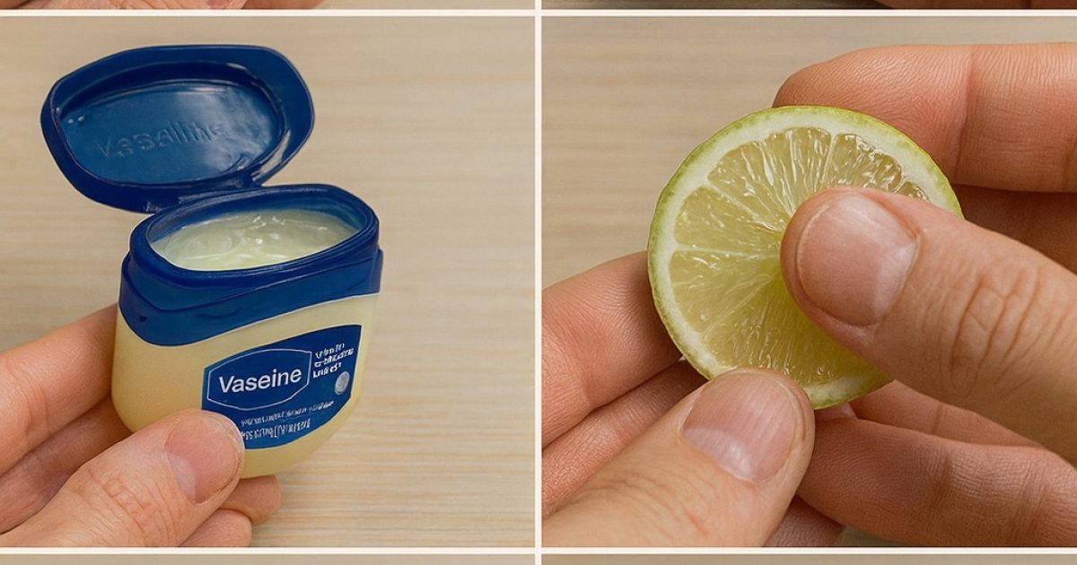 Vaseline et citron : une combinaison miraculeuse étonnante