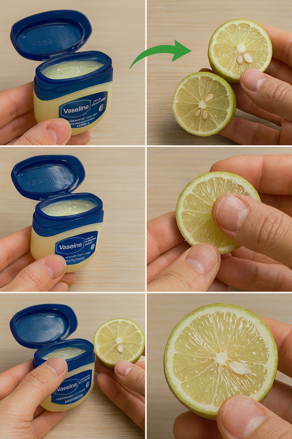 Vaseline et citron : une combinaison miraculeuse étonnante