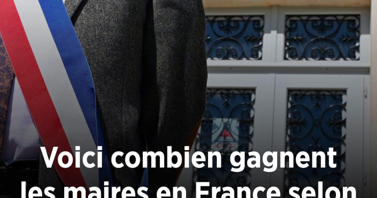 Voici combien gagnent les maires en France selon la taille de leur commune
