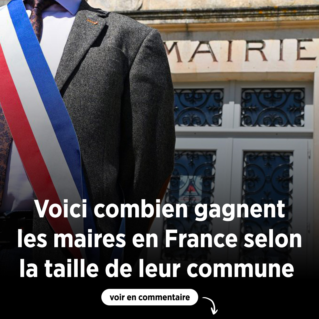 Voici combien gagnent les maires en France selon la taille de leur commune