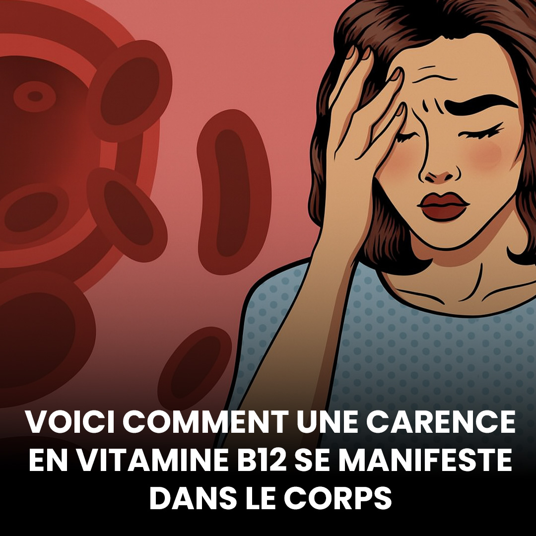 Voici comment la carence en vitamine B12 se manifeste dans le corps