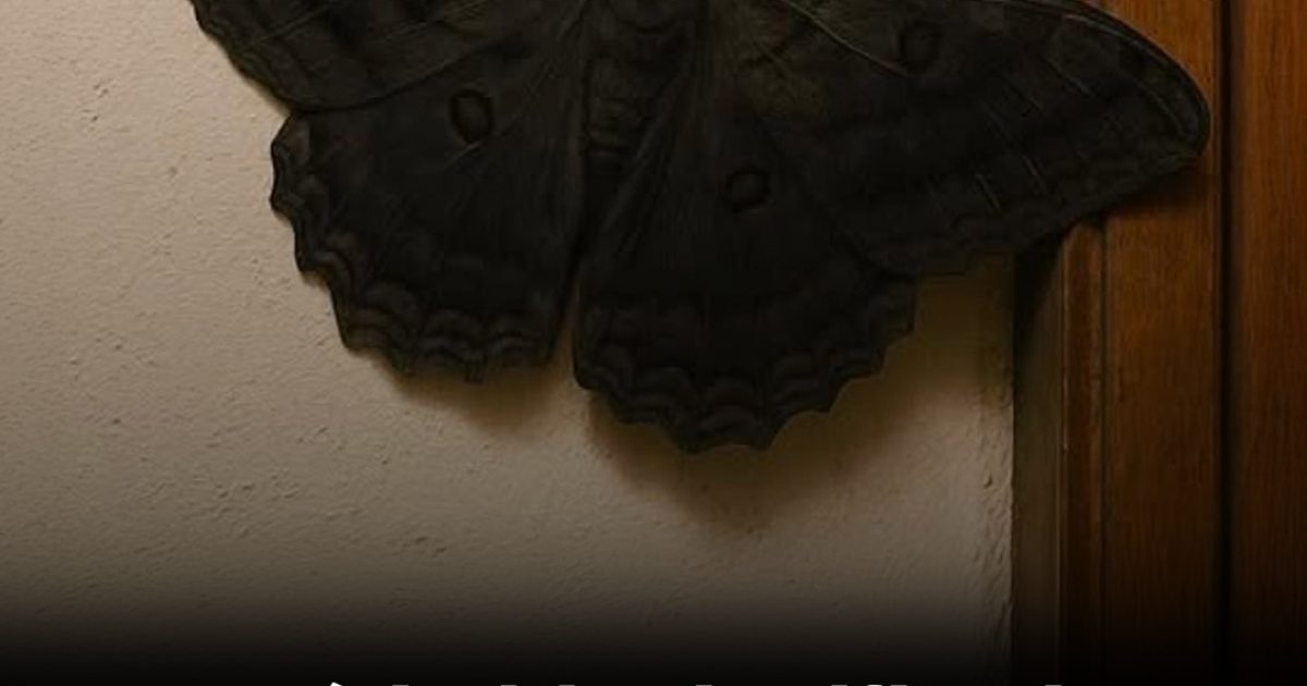 Voici la véritable signification de la présence d’un papillon noir dans votre maison