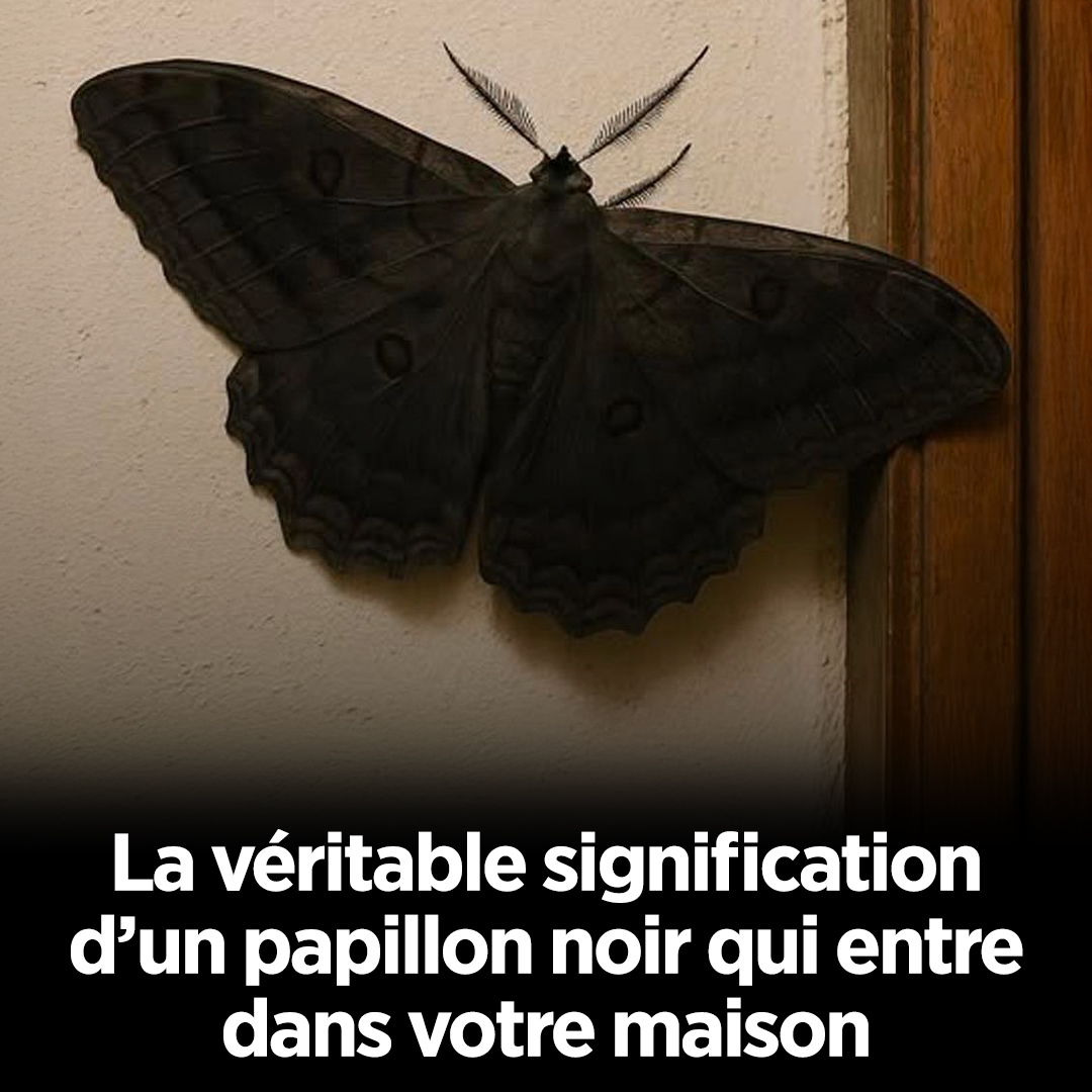 Voici la véritable signification de la présence d’un papillon noir dans votre maison