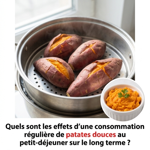 Voici pourquoi il fait consommer régulièrement des patates douces au petit-déjeuner