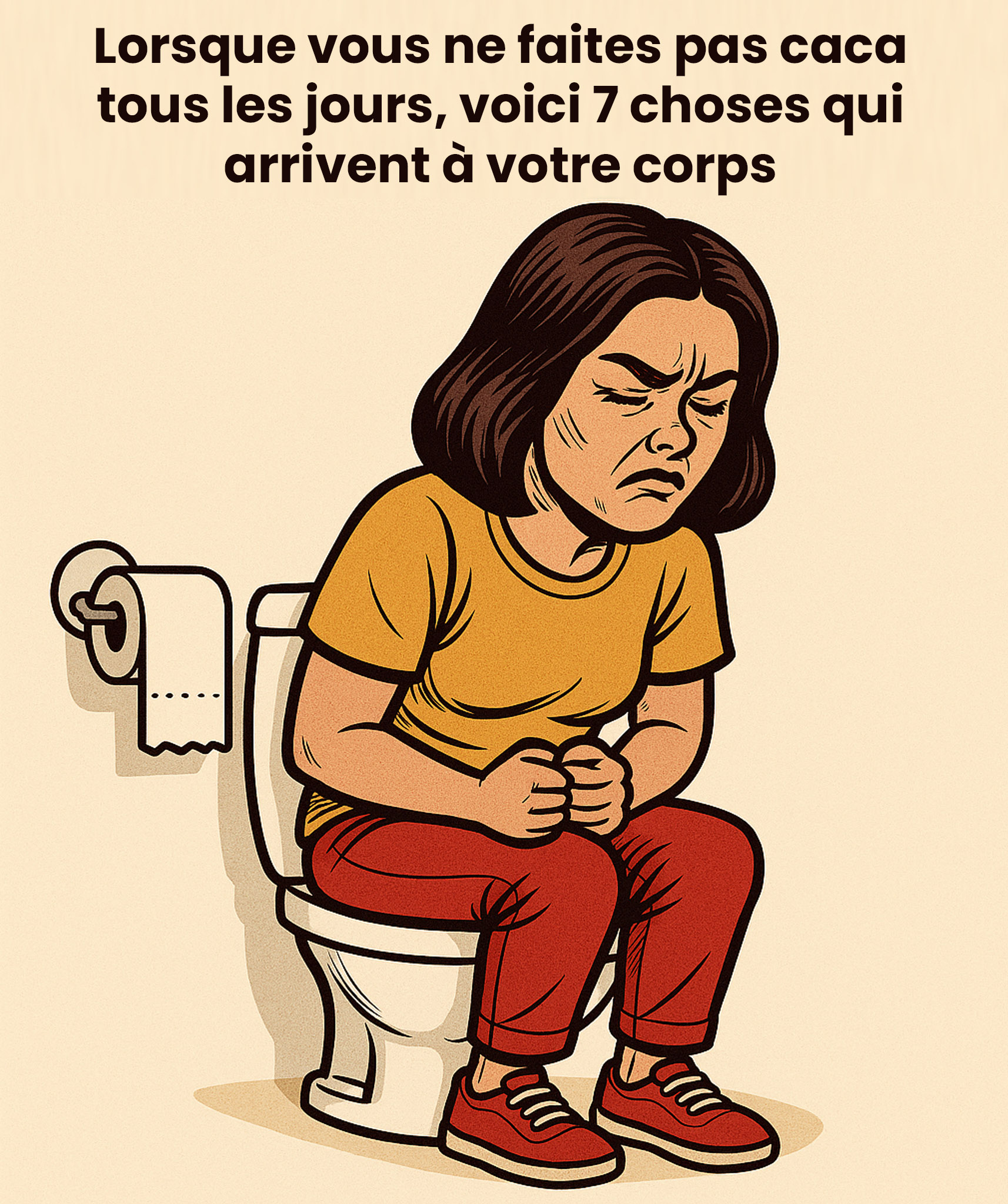 Voila ce qui arrive dans votre corps lorsque vous ne faites pas vos besoins quotidiennement