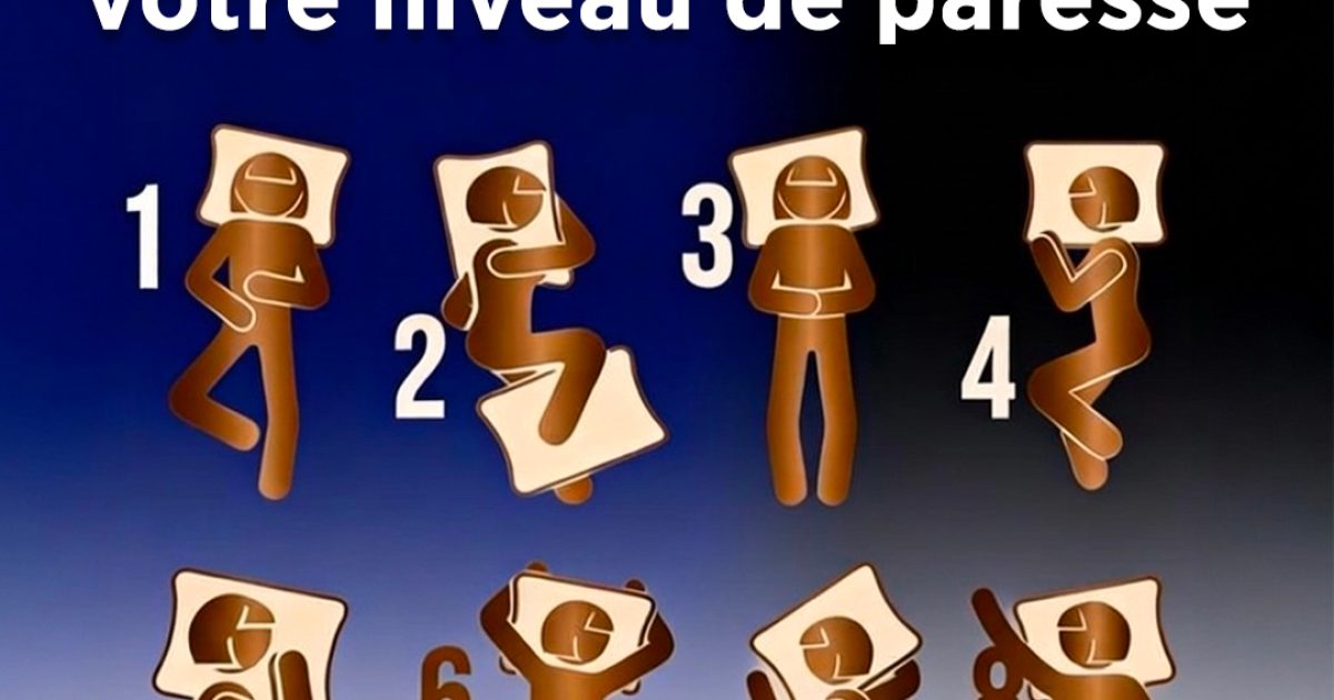 Votre position de sommeil révèle-t-elle si vous êtes paresseux ?