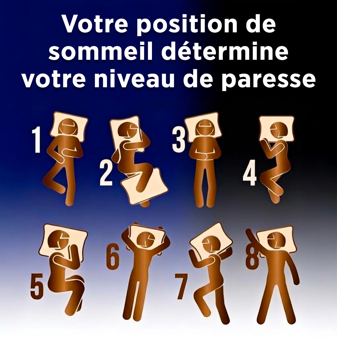 Votre position de sommeil révèle-t-elle si vous êtes paresseux ?