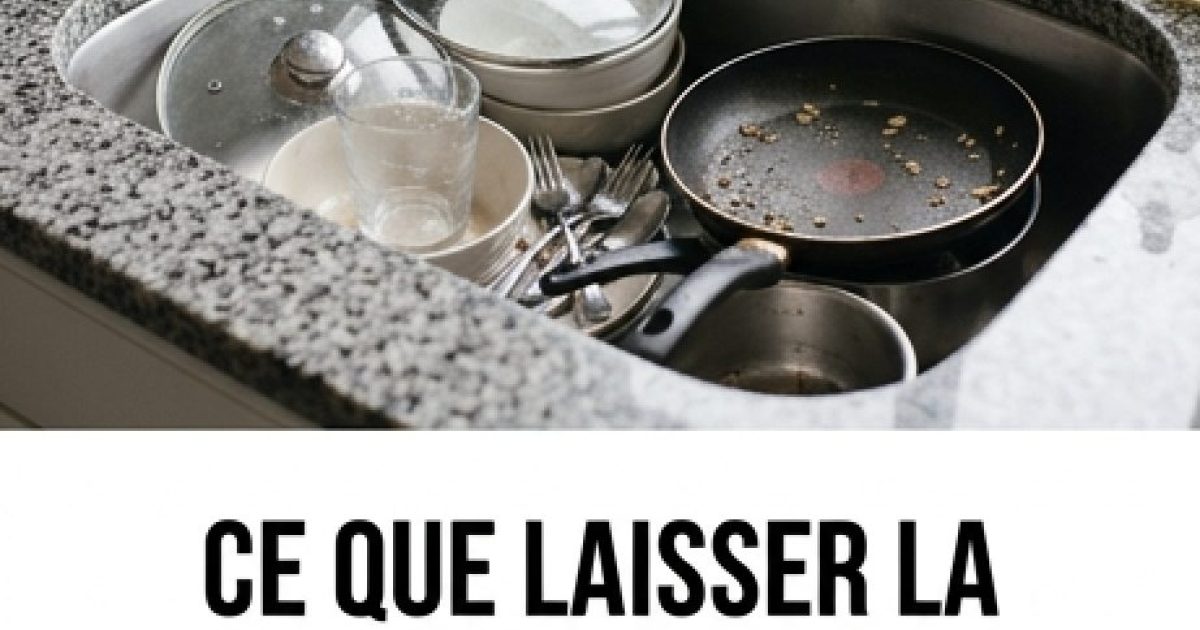 Vous arrive-t-il souvent de laisser de la vaisselle sale dans l’évier ? Ce n’est pas qu’une simple habitude : que signifie ce phénomène selon les psychologues ?