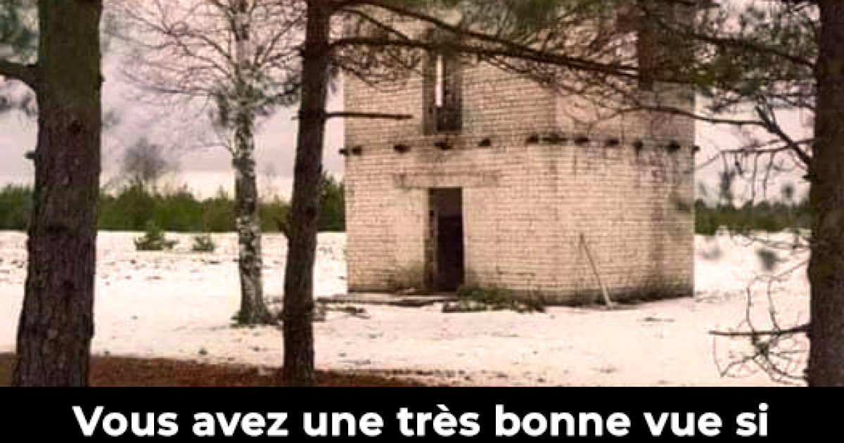 Vous avez une très bonne vue si vous pouvez repérer un tireur d'élite mortel sur une photo