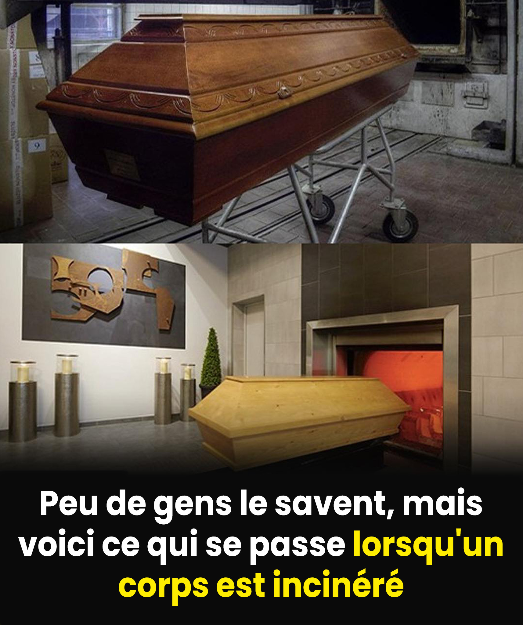 Vous êtes-vous déjà demandé ce qu’il se passe réellement lors de l’incinération d’un corps ? La réponse est plus étonnante qu’on ne le pense