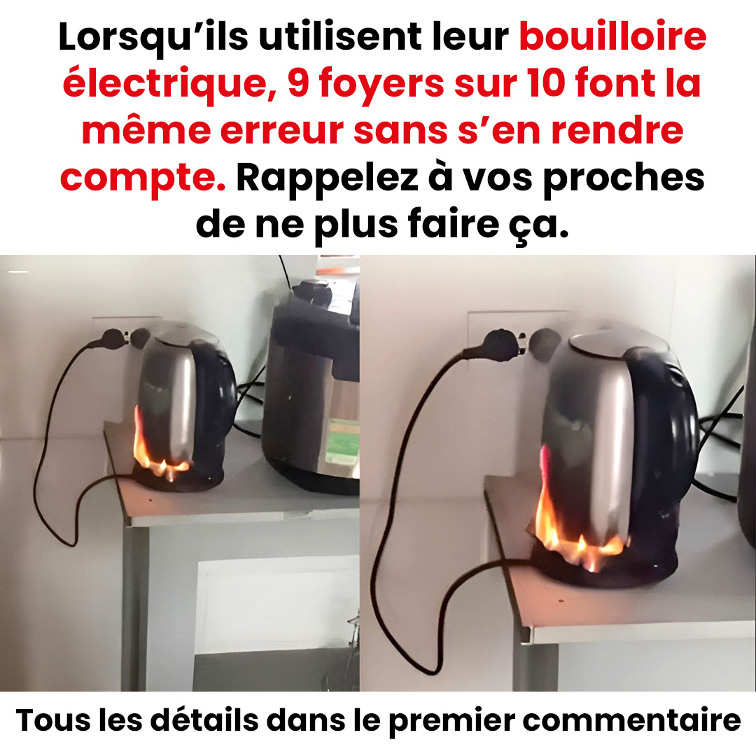 Vous faites sans doute partie des 9 ménages sur 10 qui commettent cette erreur avec leur bouilloire électrique